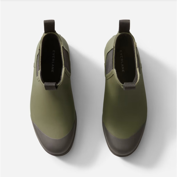 NWOT Everlane The Chelsea Rain Boot 6 Surplus Olive Green Chunky Lug 90s Y2K - Picture 6 of 8